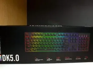 1stPlayer DK 5.0 Full Size Mechanical Gaming Keyboard, Red Switch, RGB, Death Knight 5.0