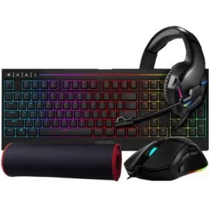 1st Player DK 9.0 DEATH KNIGHT Keyboard, Mouse, Headset, Mousepad Gaming Kit