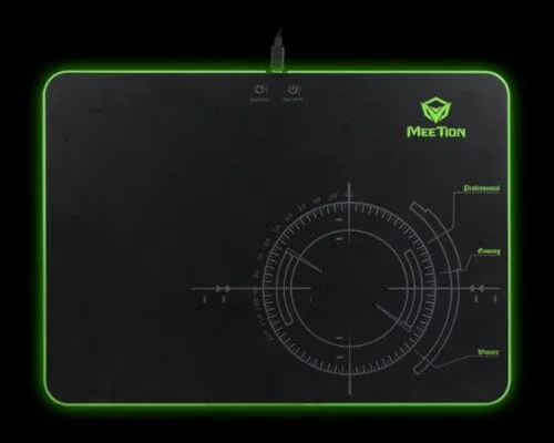 MEETION Glowing Backlit RGB LED Gaming Mouse Pad P010 - Image 2