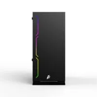 1st player BLACK.SIR B6 With 3 Fans ATX Gaming Case (Black) - Image 3