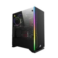 1st player BLACK.SIR B6 With 3 Fans ATX Gaming Case (Black) - Image 4