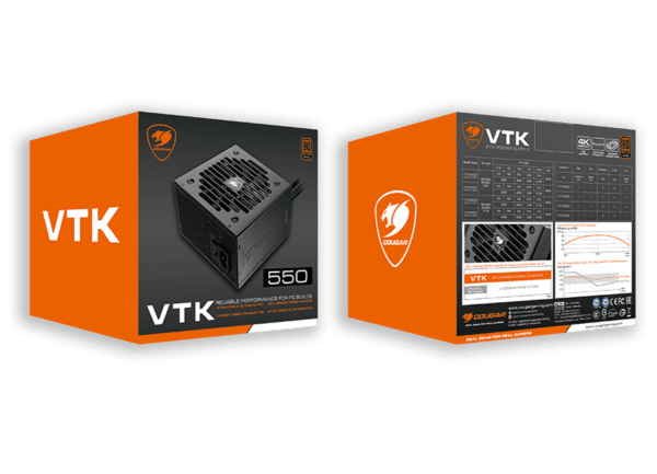 COUGAR VTK 550W 80 PLUS BRONZE